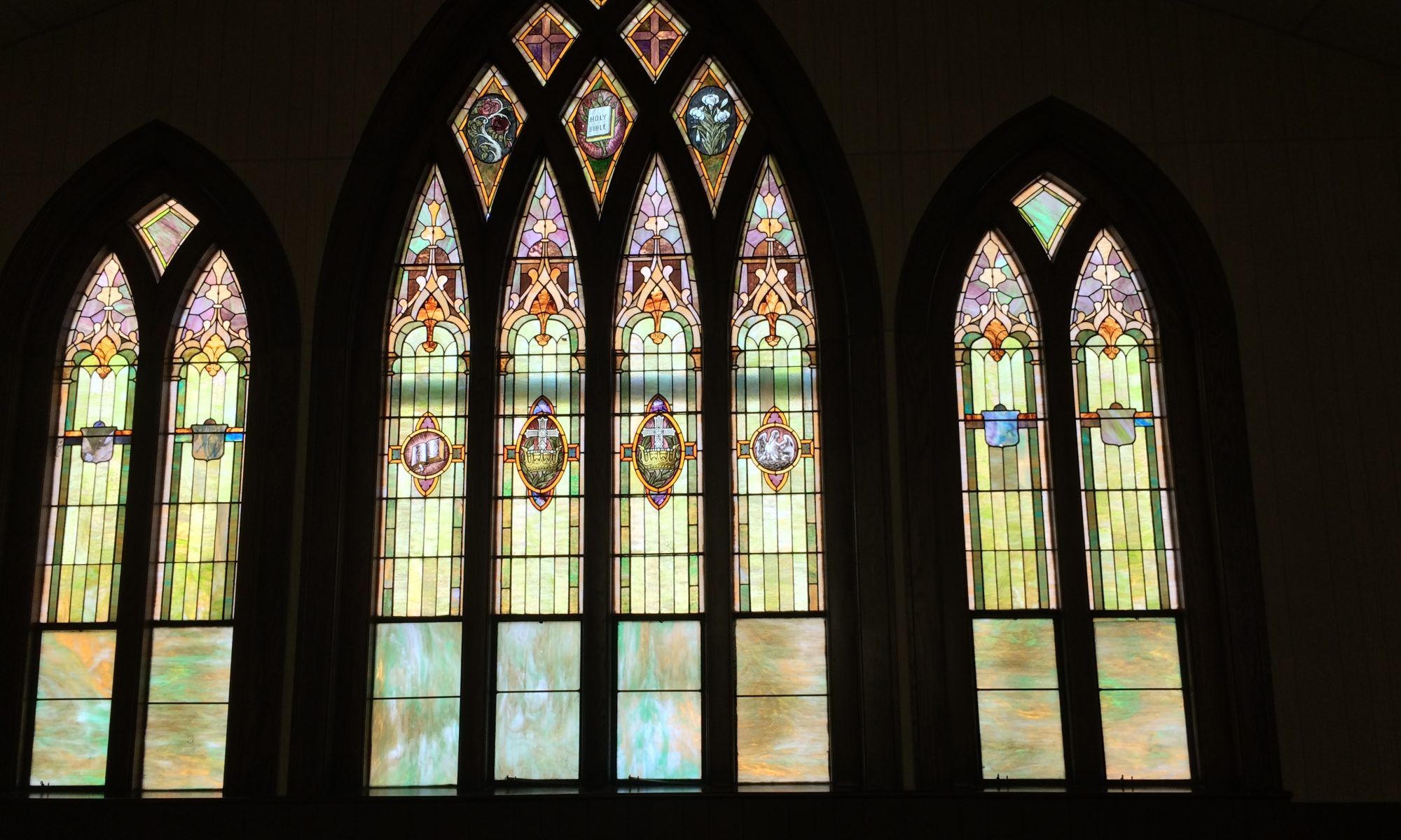 Stained Glass at First United Brethren in Christ Van Wert